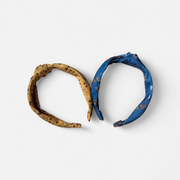 2 For $10 - Set Of 2 Knotted Satin Headbands - Picture 4 of 6